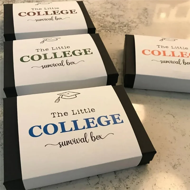 College Gift Card Care Package, College Gift Card Book, Care Package, High School Graduation Gift, Durable White & Blue