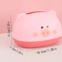 Card cute home living room tissue box simple creative desktop hygiene roll paper storage box waterproof paper box 2