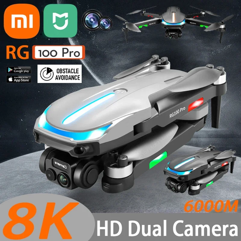Xiaomi Mijia Rg100Pro Drone 8K 5G Gps Professionale Hd Fotografia Aerea Dual-Camera Omnidirezionale Drone Per Evitare Gli Ostacoli