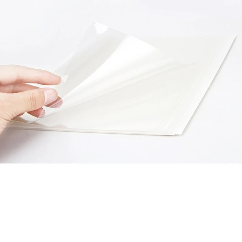 10PCS/Bag ReadStar A5 Clear face White Bottom Thermal Binding Cover 1-20mm(1-180sheets) Transparent Face Binding cover