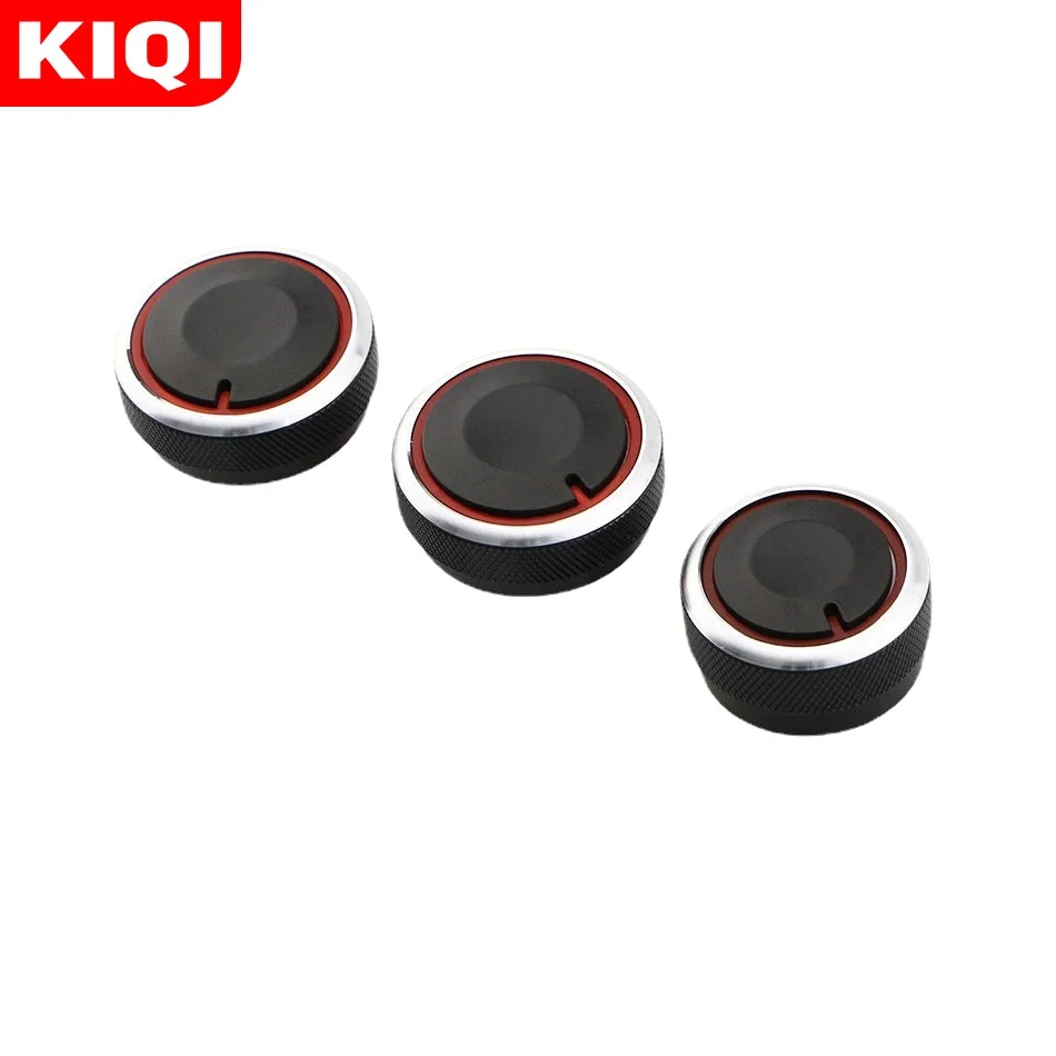3pcs Air Conditioning Installation Heat Control Switch Knob Ac Knob For