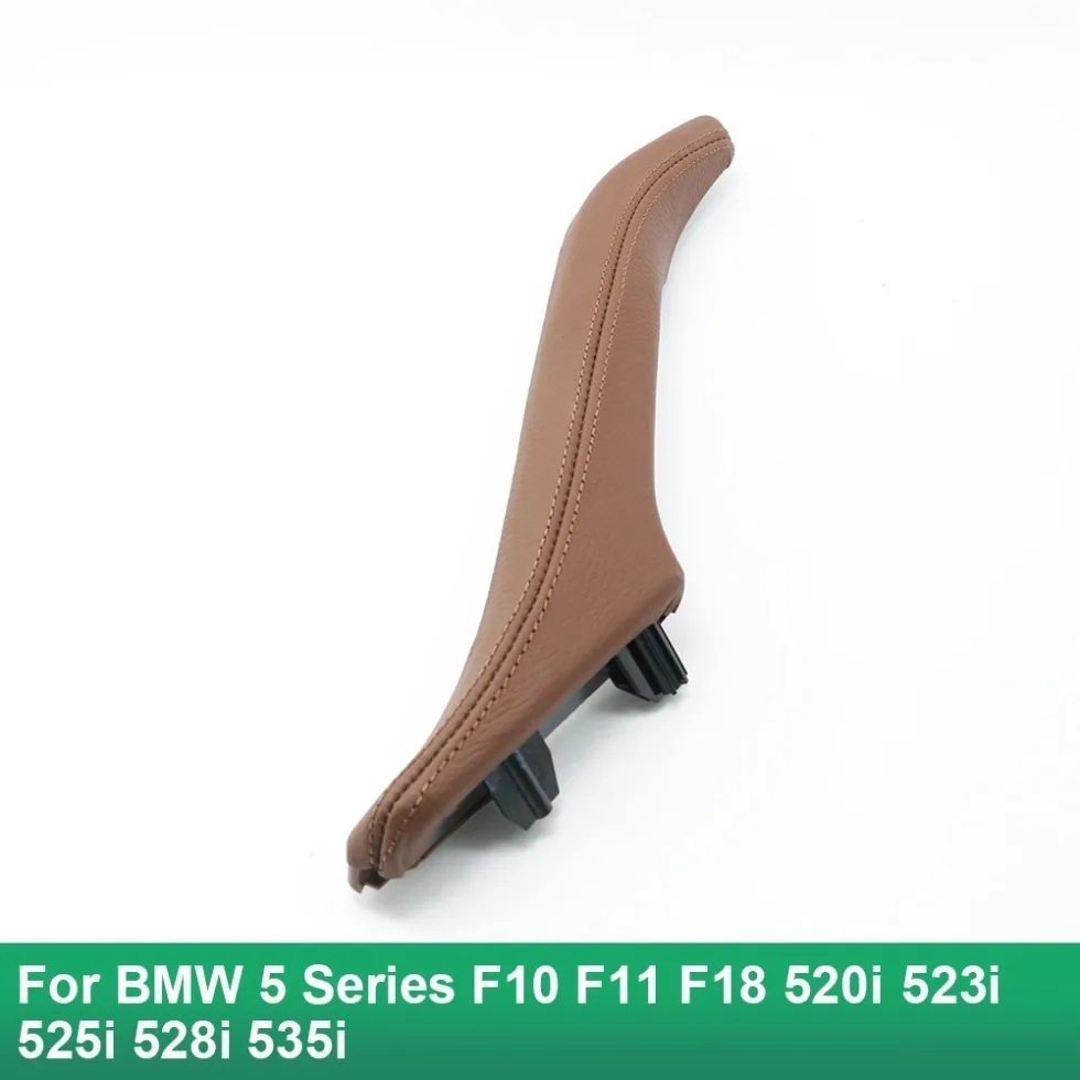 INPETS Ensemble De Poignée De Porte Intérieure LHD RHD Pour B&MW Série 5 F10 F11 F18 520i 523i 525i 528i 535i 2010 – 2015 (Color : Black Right