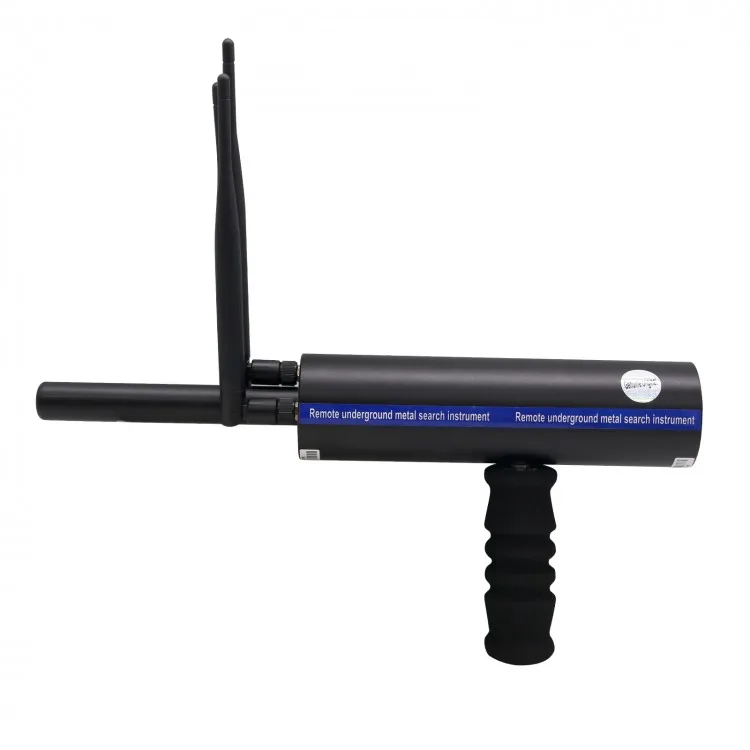Black AKS Long Range Gold Metal Detector Gems Diamond Finder with Three Antennas Handheld Type