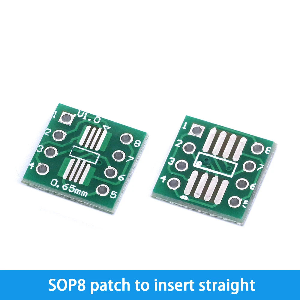 10st Pcb Board Kit Sop24 Sop8 Sop14 Sop16 Sop20 Sop28 Smd Draai Naar Dip Adapter Converter Plaat Sop 8 14 16 20 24 28