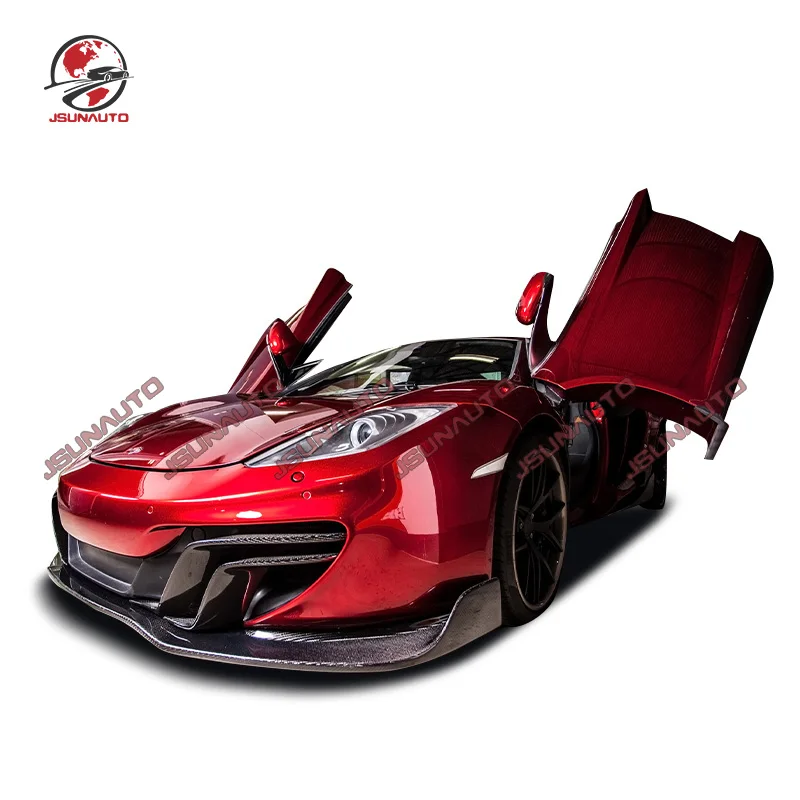 

For Mclaren MP4-12 Carbon Fiber Body Kit DMStyle Front Bumper Lip Rear Diffuser Splitter For 650s High Quality Carbon Accessorie