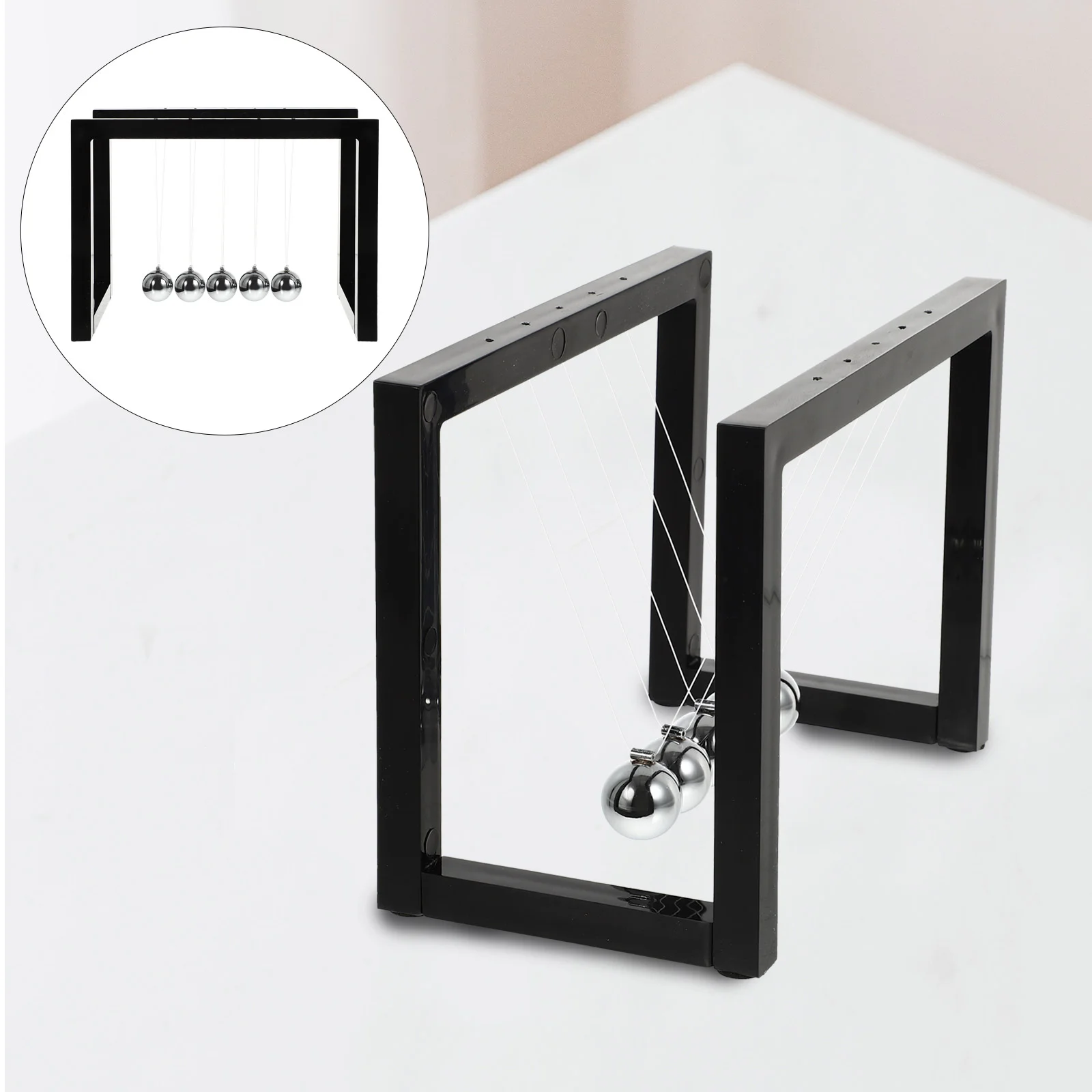 

Игрушка Ньютон бильярдный шар орнамент офисные декомпрессионные игрушки шары движение акриловый баланс украшение для стола