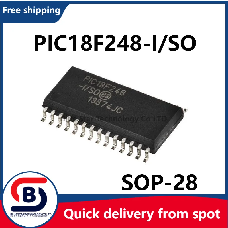 

Free Shipping 2-10pcs/lots PIC18F248-I/SO PIC18F248 18F248 SOP28 KFast delivery In stock