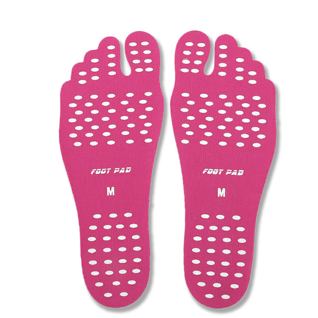 Seaside Beach Shoes Equipped with Anti-skid Shoes Beach Socks Pad Feet Sticker Insoles Flexible Beach Feet