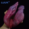 LUUK 16 inch Double Dildo Super Long Lesbian Realistic Penis Fisting Games Big Knot Anal Plug Vagina Stimulate Massage Sex Toys 1