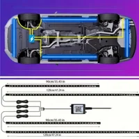 Car Underglow Neon strip Lights RGB 8 Color Music Mode with App/Remote Control for Car Underbody Light Strips for all car - Image 2