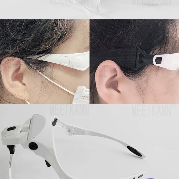 Description Picture 5 of itemWhite Professional Multi Times Adjectable Wide Horizion Brow Lash Extension Tools Led Eyelash Magnifying Glasses