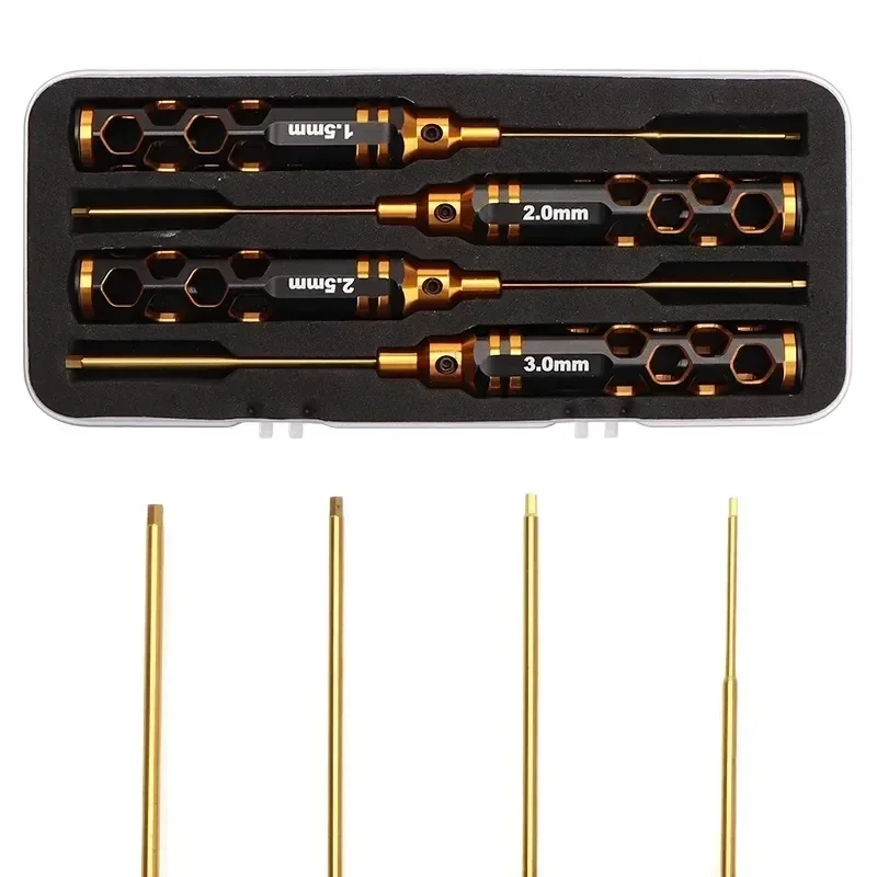 Jeu de 4/8 Embouts Hexagonaux HSS pour Drone RC - Tournevis Précision