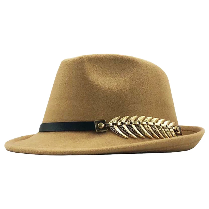 Fashion Wool Women Men Fedora Hat For 