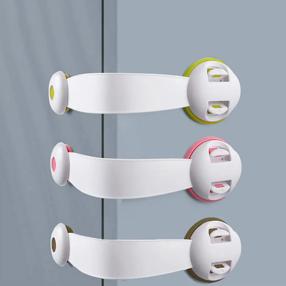 

Kids Double Buckle Door Anti-pinch Cabinet Refrigerator Door Lock Child Protection Equipment Baby Safety Lock Cabinet Lock