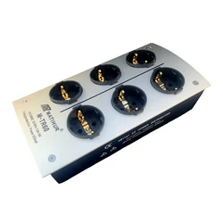 HiFi MATIHUR M-TR60 AC Power Filter Distributor European schuko  6-position power socket furutech  Gold-Plated Connector