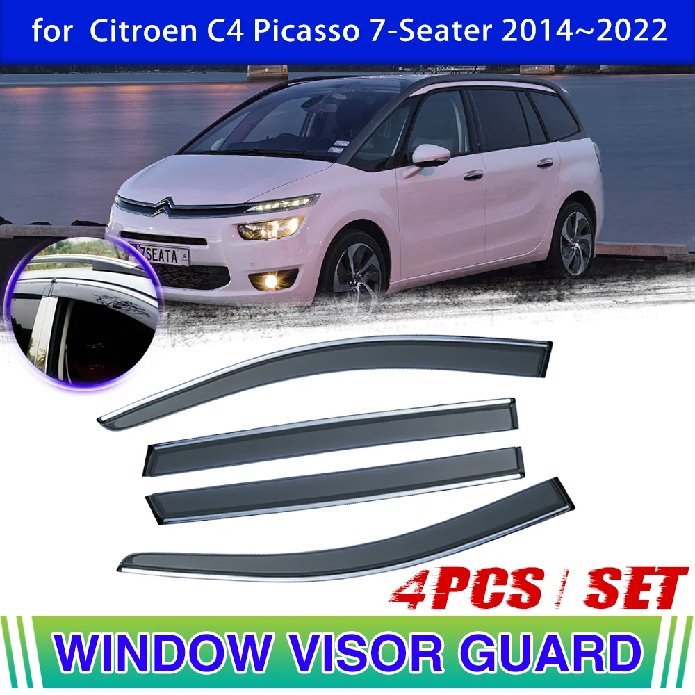 Auto Windows Visier für Citroen C4 Picasso 7-Seater 2014 ~ 2022