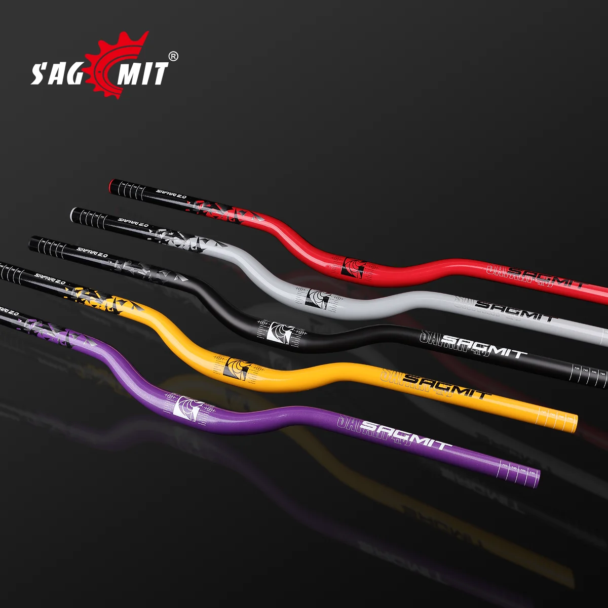 Guidon de vélo de montagne SAGMIT guidon de vélo étendu de 780 mm pour une expérience de conduite améliorée