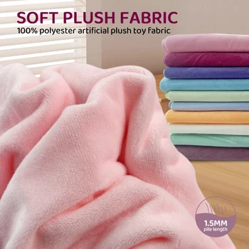 Plush Fabric Eco-friendly Woven 1