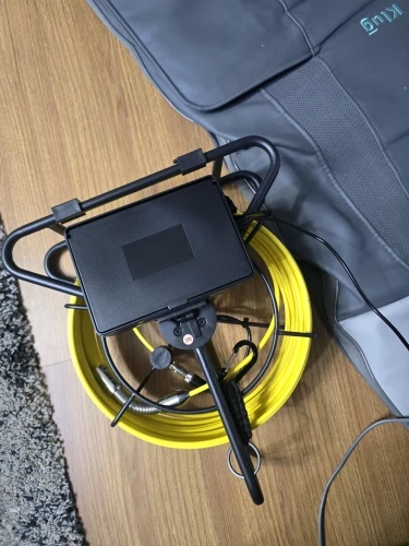 Sewer Camera-512Hz Self-Leveling Sewer Inspection Camera with Meter Marking on cable, Waterproof Endoscope Camera with 12LEDs photo review