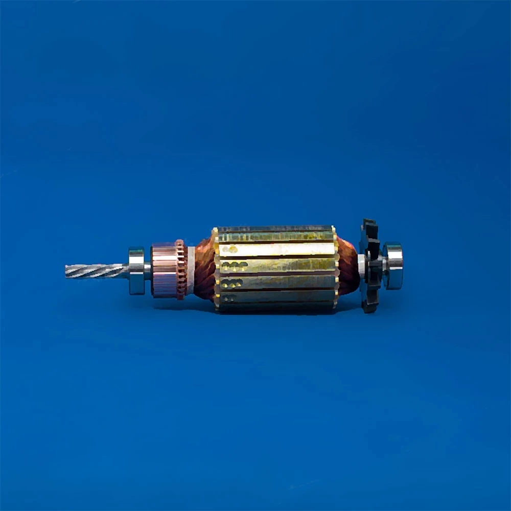 

1pc Power Feed Armature Assembly ALSGS AL-310S ALB-310 AL-410 Table Feeder Accessories Speed Motor Rotor Milling Machine Parts