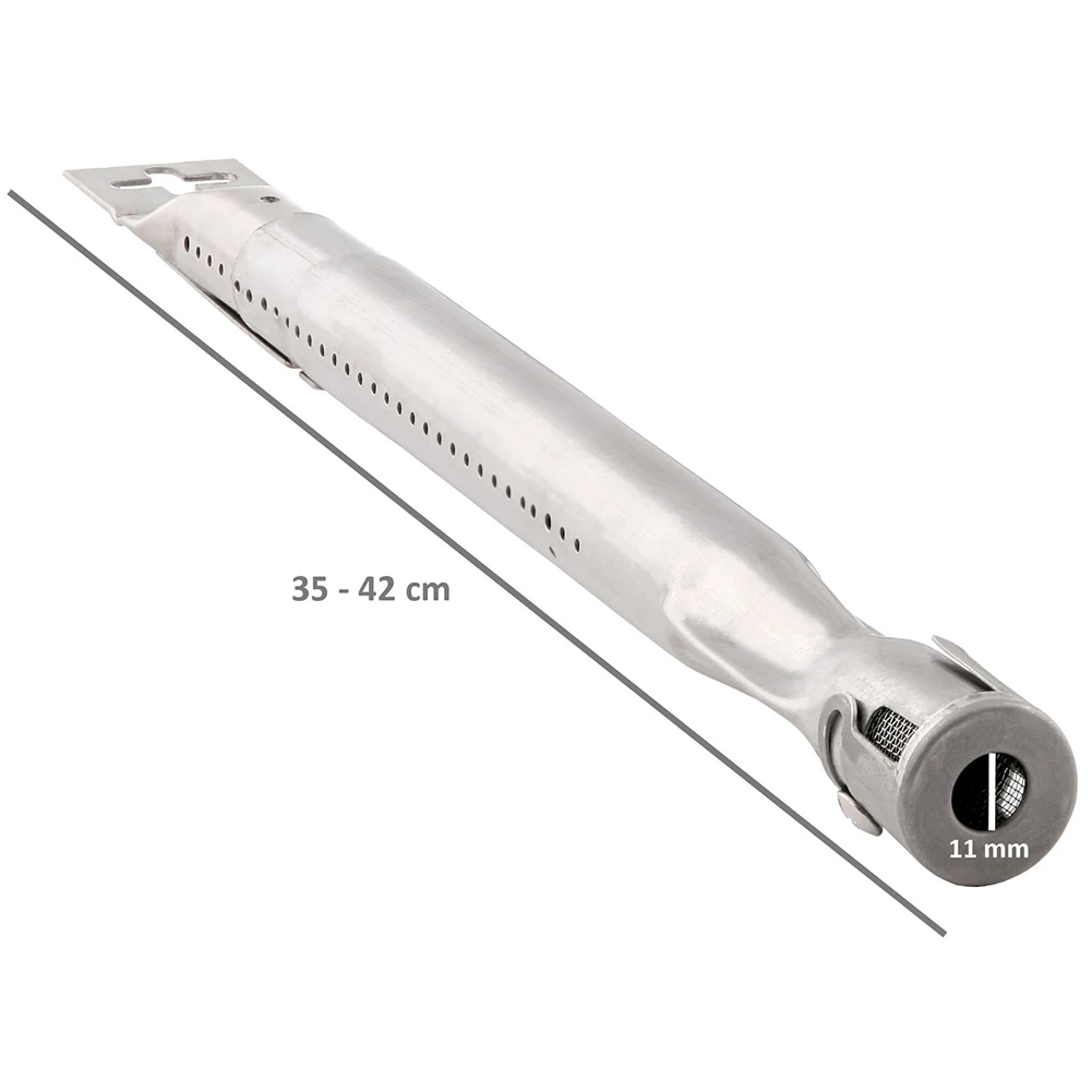 4Pcs BBQ Universal Stainless Steel Burner Set For Gas Grill 35-42cm Hole 11mm Suitable For Gas Grills Grilling Replace Parts grill burner tubes gas burner nozzle kit