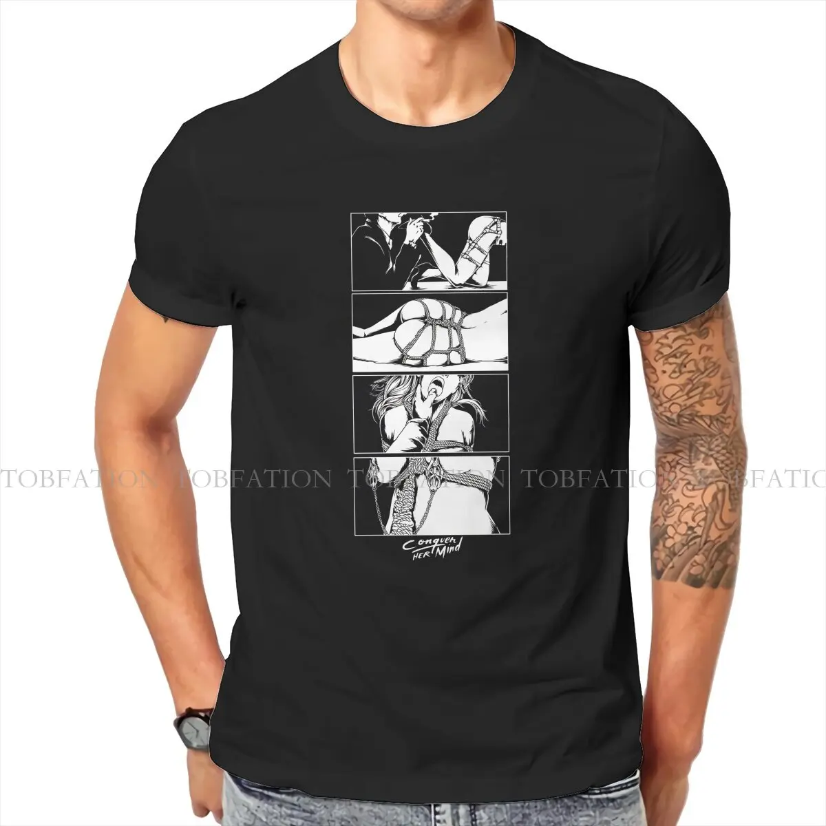 

Dreaming of You TShirt For Men BDSM Hentai Sexy Clothing Style T Shirt Soft Print Fluffy