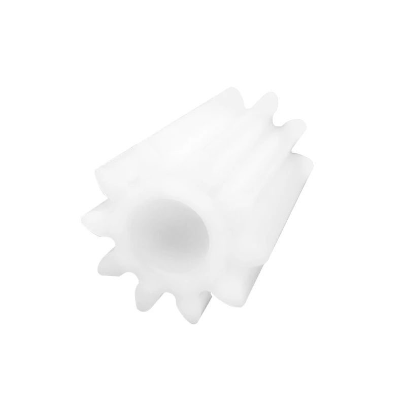 Pom Gear gear wheel plastic 0.5 Mold 8/9/10/12/14/16/18 Teeth Plastic Nylon Tight Pinion Spur Nylon Gear OEM motor gear transmission gear electric bike gear cassette deck tape gear electric chain saw gear