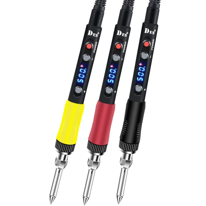 Электрический паяльник CXG DES с регулируемой постоянной температурой, немецкий цифровой дисплей, Ремонтный паяльник, сварочные инструменты 130 Вт