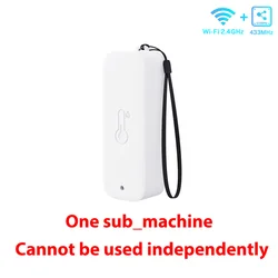 Smart WiFi Weather Station with Digital Thermometer and Hygrometer Sensors - One sensor