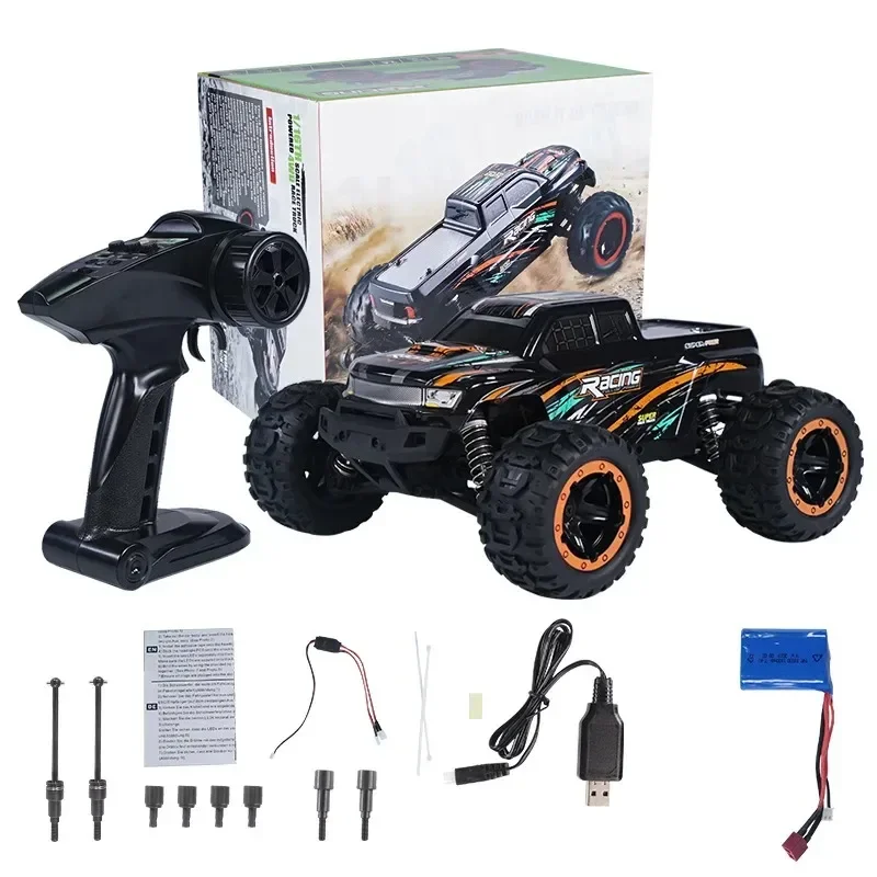 16889A-Pro 1/16 2.4G 4WD 45km/h RC Car Brushless Motor Vehicle with LED Light Electric Off-Road Truck RTR Model VS 9125 12428 6