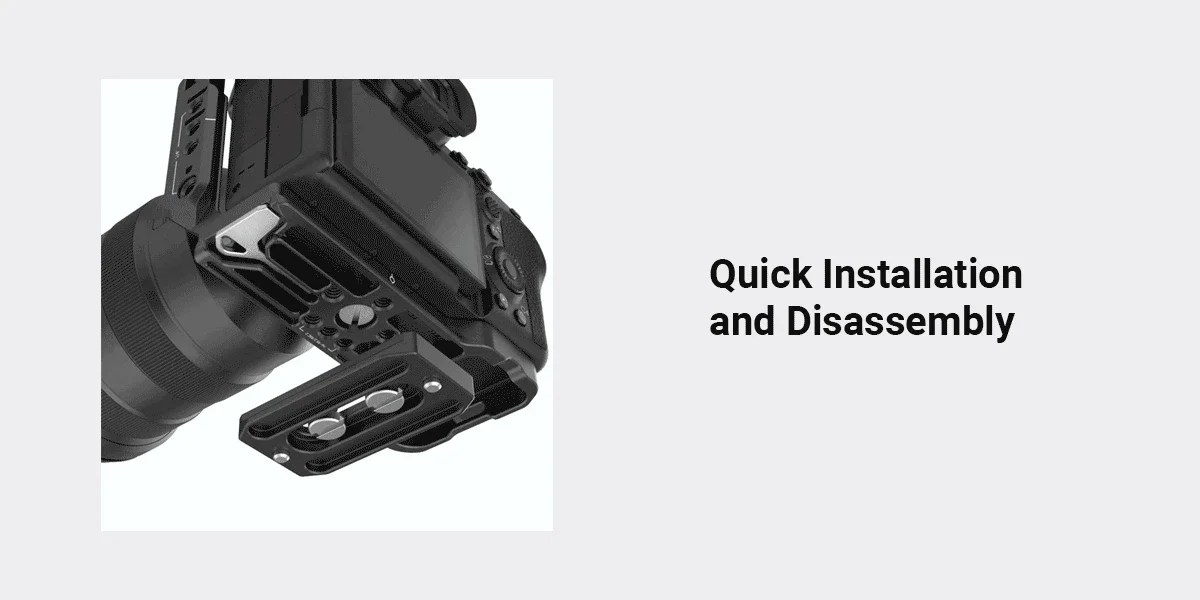 SmallRig Arca Style Quick Release Clamp and Plate Arca-type Compatible For DJI S