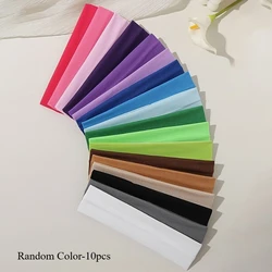 Elastic Fashion Headband - Solid Color Knitted Sports and Fitness Accessory (Random Color - 10pcs)