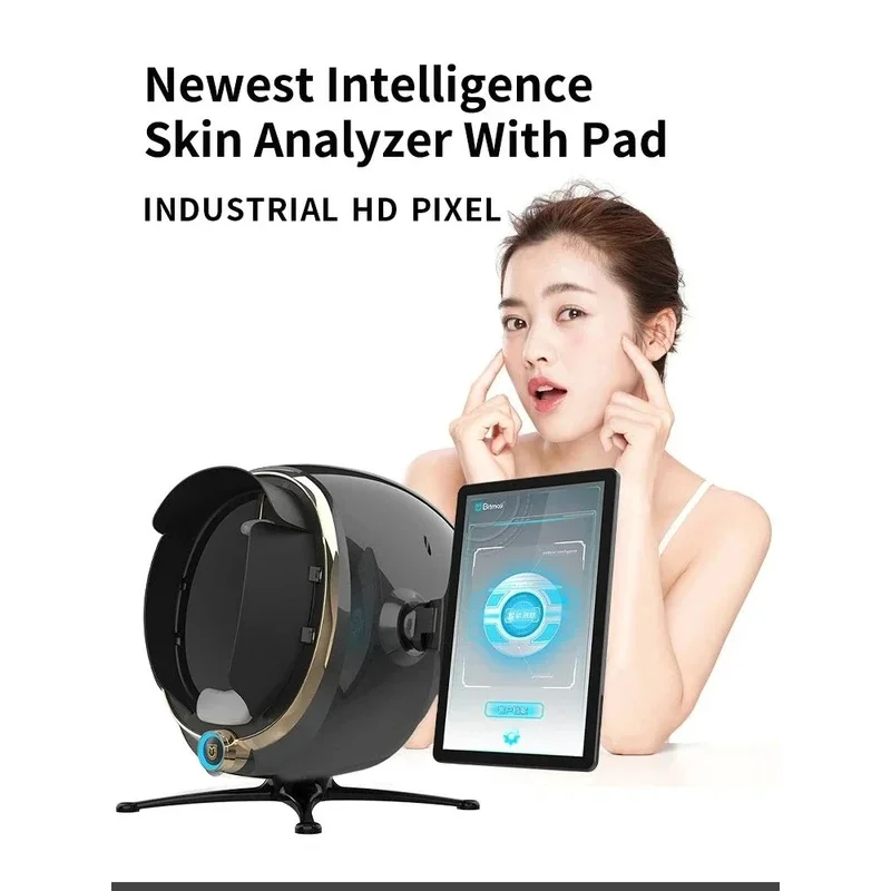 3D Skin Scanner Facial Analyzer Monitor Machine Portable Detector Face Camera Test Analysis
