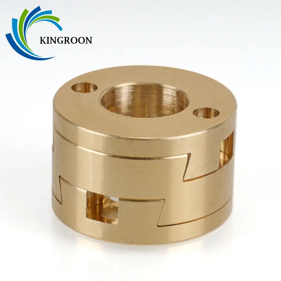 KINGROON 16mm Oldham Coupling T8 Z-axis Screw Hot Bed Reduce Printing Swing 3D Printer Parts CNC Flexible Shaft Coupler Cylindri image 1