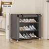 Shoe Cabinet Dustproof Fabric Organizer Multilayer minimalism Shoe Rack Nonwovens Household Economic Type Shoe Rack Cabinet 4