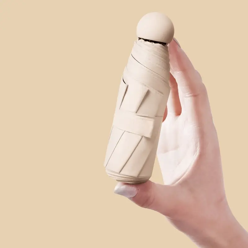  Capsule Umbrella Sunny and Rainy Dualuse Rainproof Sun Protection Outdoor Traveling Portable Mini Umbrella 