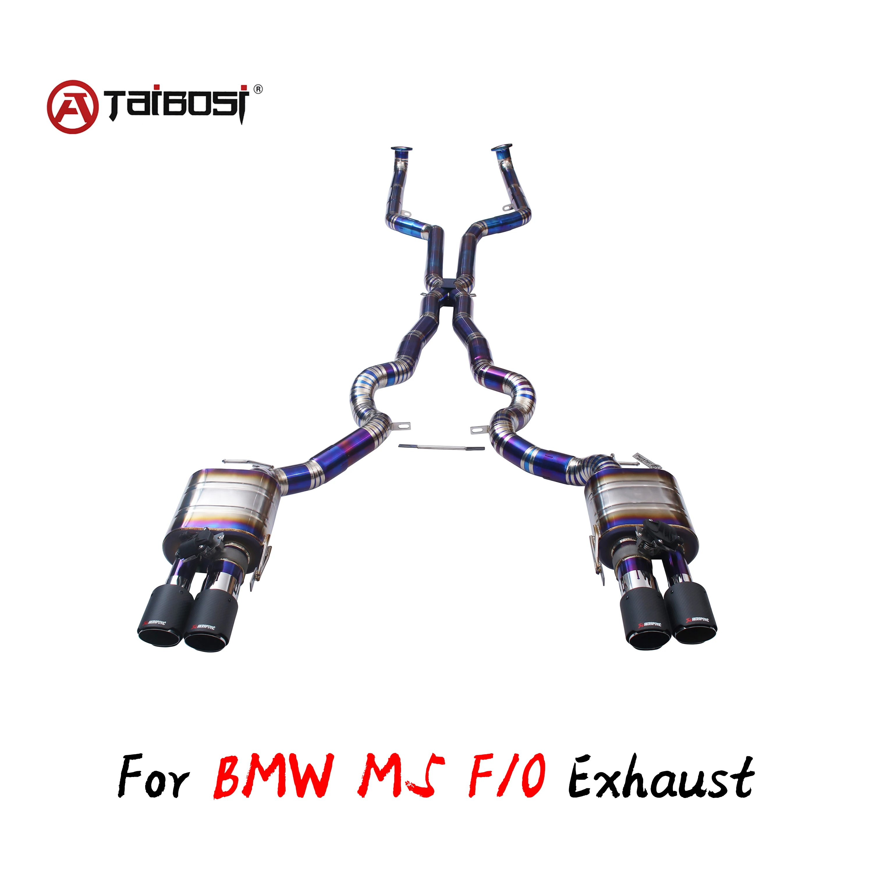 For BMW M5 F10 4.4T Taibosi Performance Exhaust Catback Titanium Alloy
