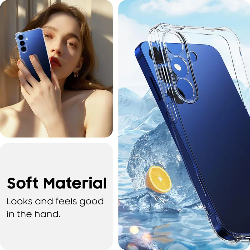 Ultra-Clear Protective Phone Case - Sleek & Durable Back Cover Shell