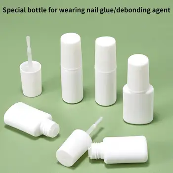 Flacone per smalto 1 pz 10ml, vasetto vuoto ricaricabile con pennello e tappo, contenitore cosmetico, kit professionale per salone e fai da te