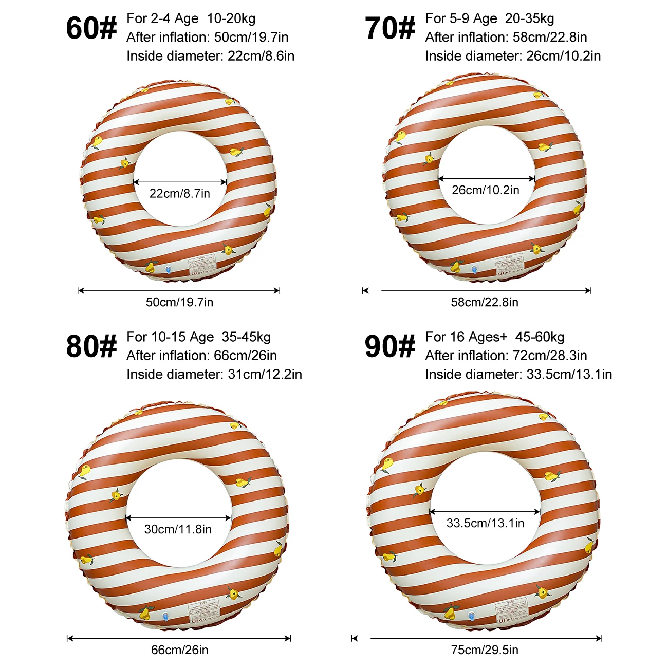 Checkered Flower Inflatable Swimming Pool Floats，Floating Object Summer Swimming Ring Beach Toy，Inflatable Swimming Pool Float 6