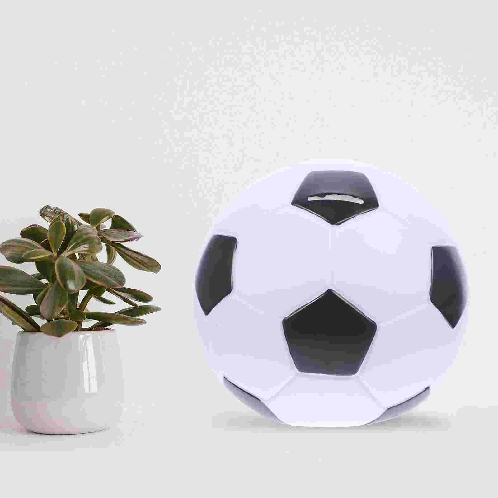 Soccer Piggy Bank Football Money Box Vinyl Coin Jar For Kids Adults Toy Change Bank Storage Container Savings CanISTER 6