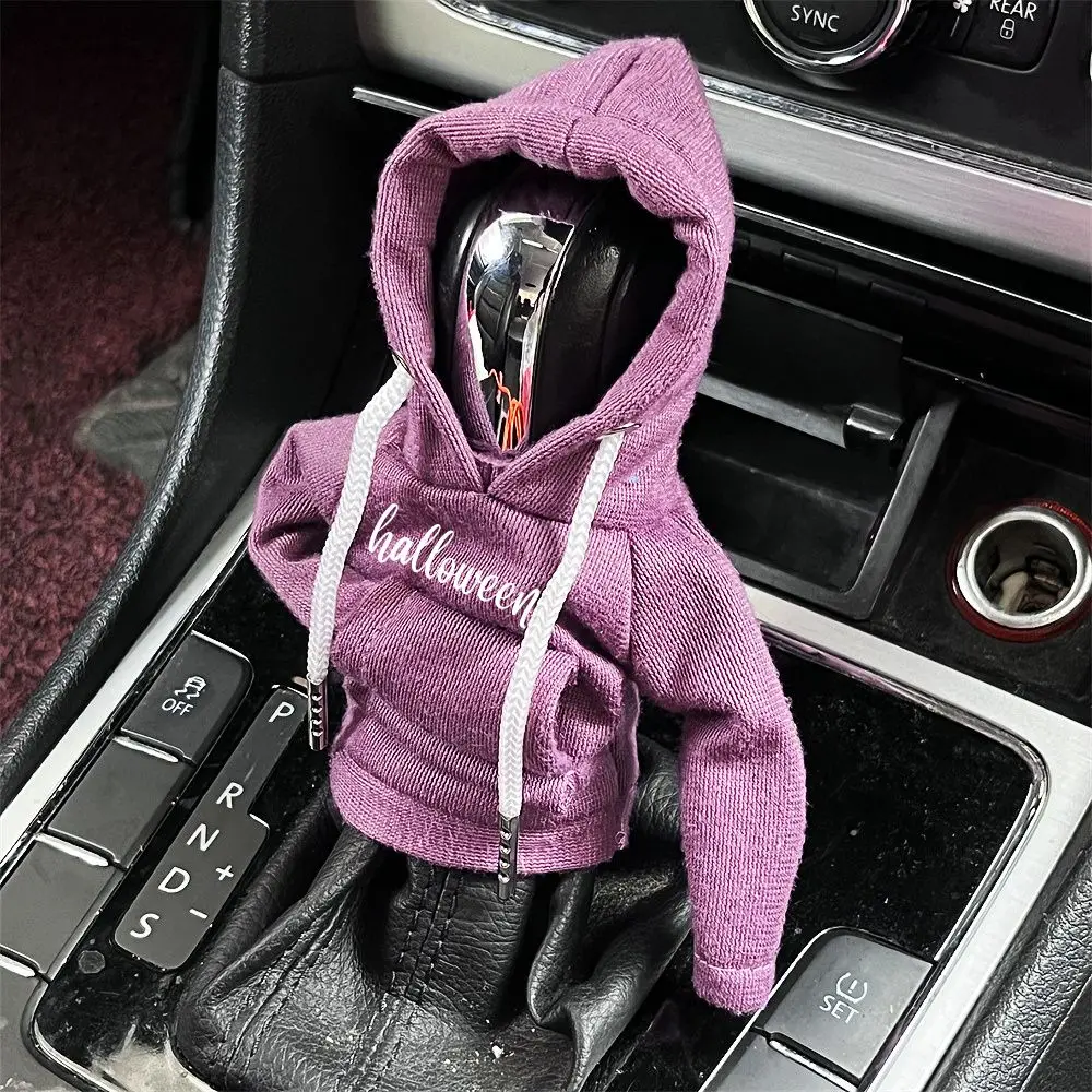 VGEBY Housse de pommeau de levier de vitesse Sweat à capuche pour changement  de vitesse de voiture, couvercle de bouton de Noir ZHU - Cdiscount Auto