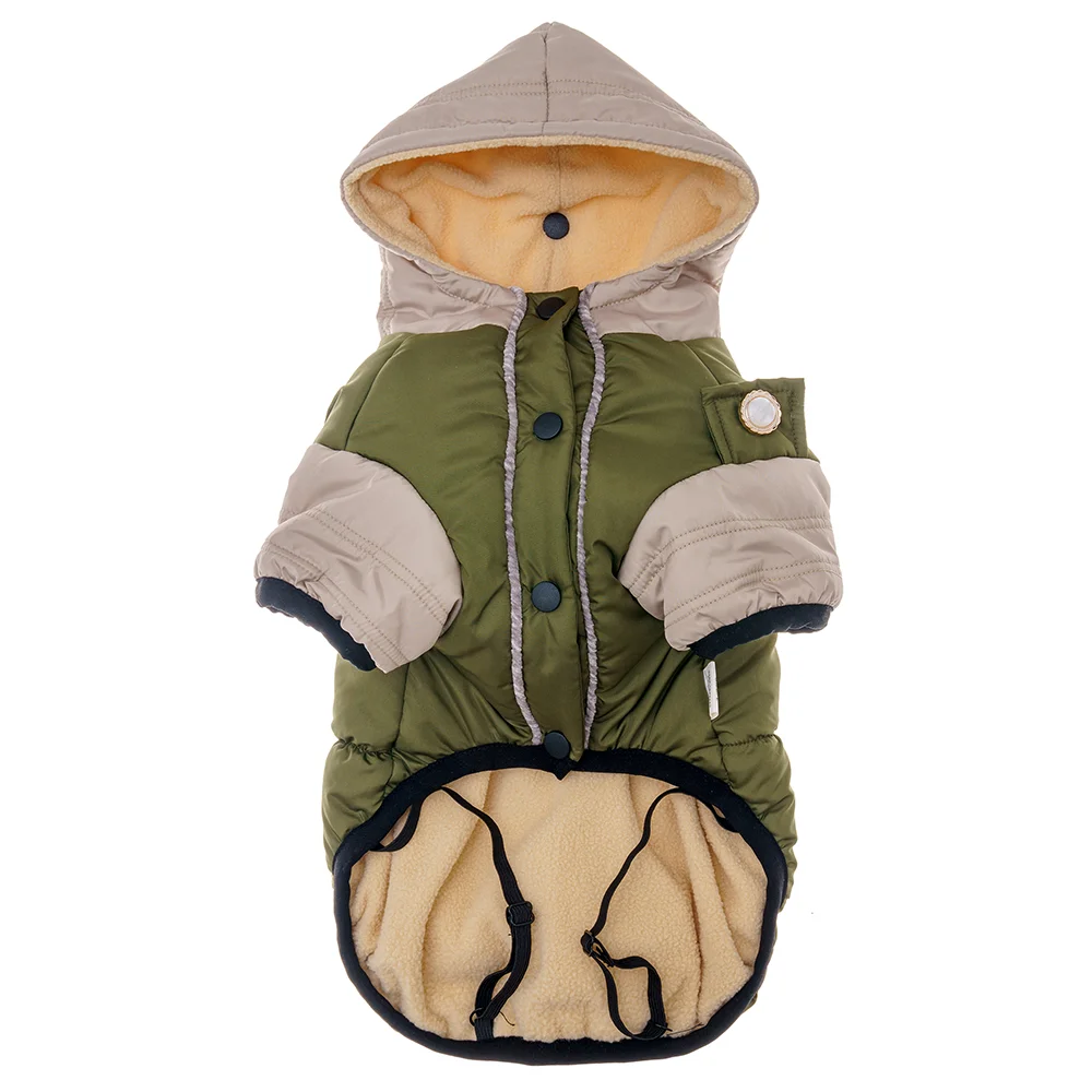 Winter Dog Hooded Coat Polar Fleece Lining Windproof Waterproof Puffer Coats Cotton Coat pet jacket,pet jumpsuits,dog sweater