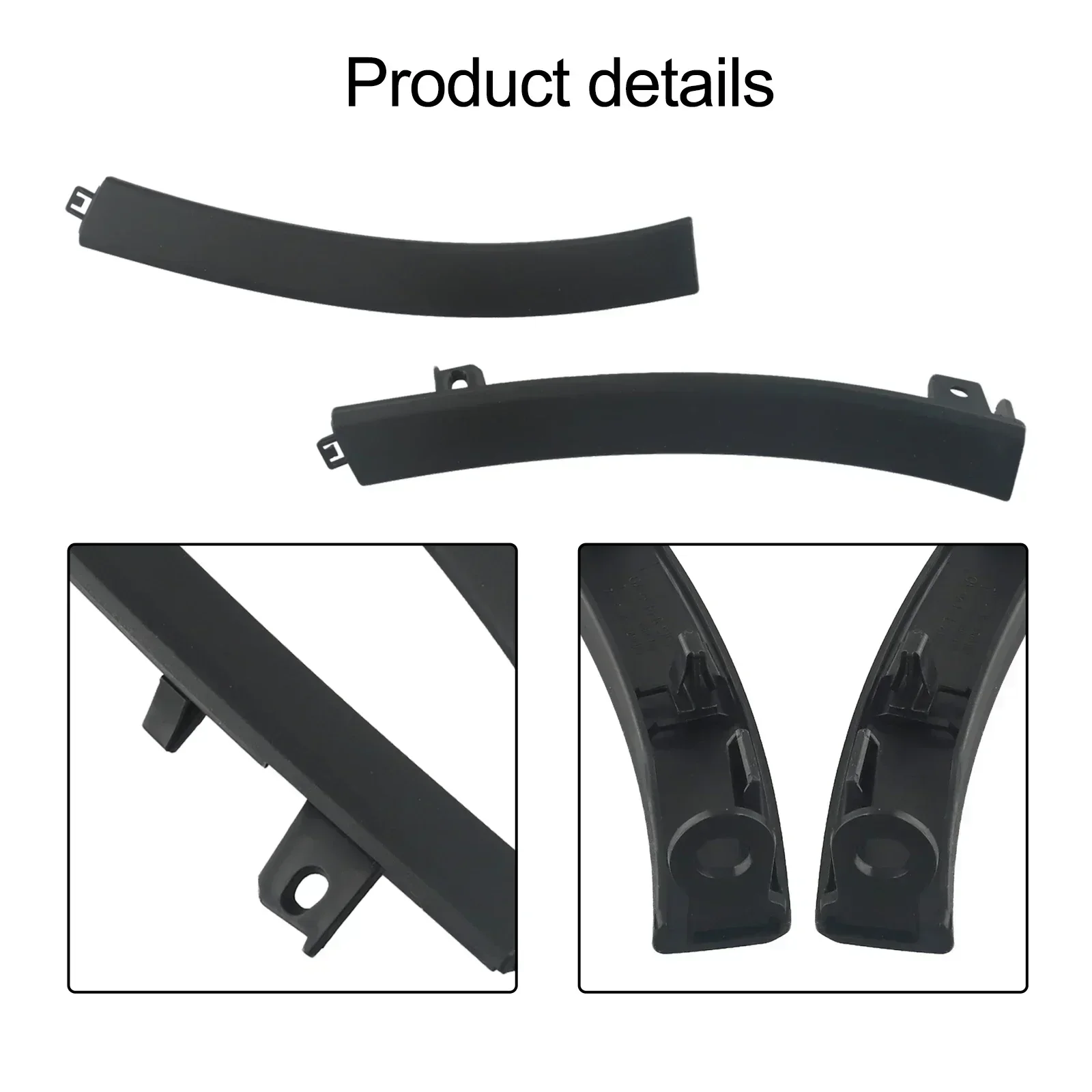 Front Bumper Filler Trim Black 2 Pcs Left Right Side Replacement for 2007-2011 CR-V 71103-SWA-000 | Guatemala