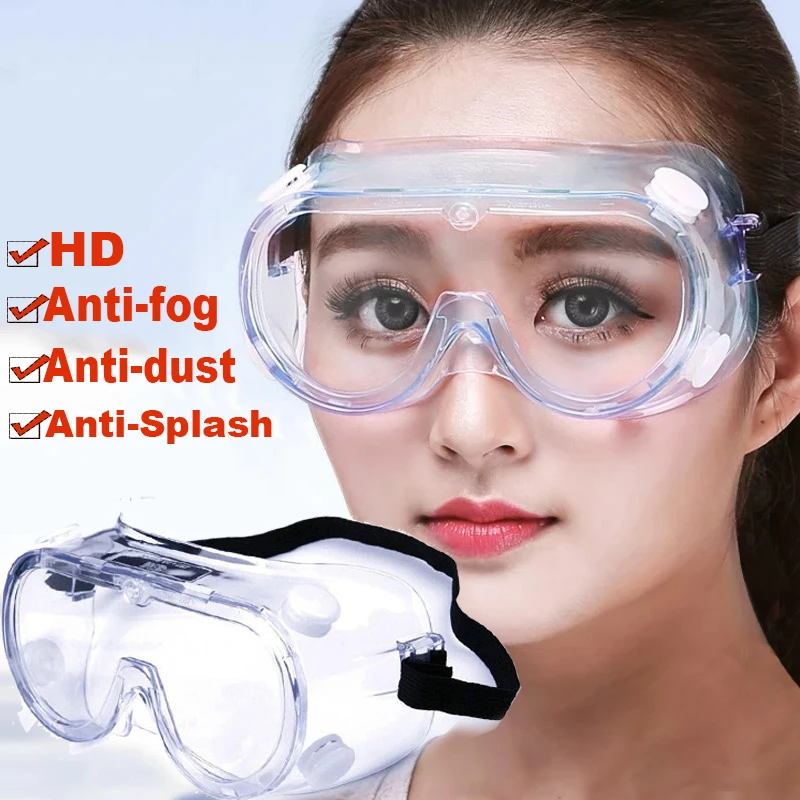 Gafas de seguridad HD transparentes, antiviento, antipolvo, antiniebla, gafas protectoras para al aire libre, ángulo de visión amplio|Gafas de motocicleta| AliExpress