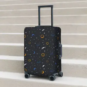 Galaxies Planets Suitcase Cover Space Practical Cruise Trip Protector Luggage Accesories Holiday