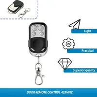 433MHZ Clone Fixed Learning Rolling Code Universal 4 Buttons Garage Door Opener Remote Control Duplicator Garage 6