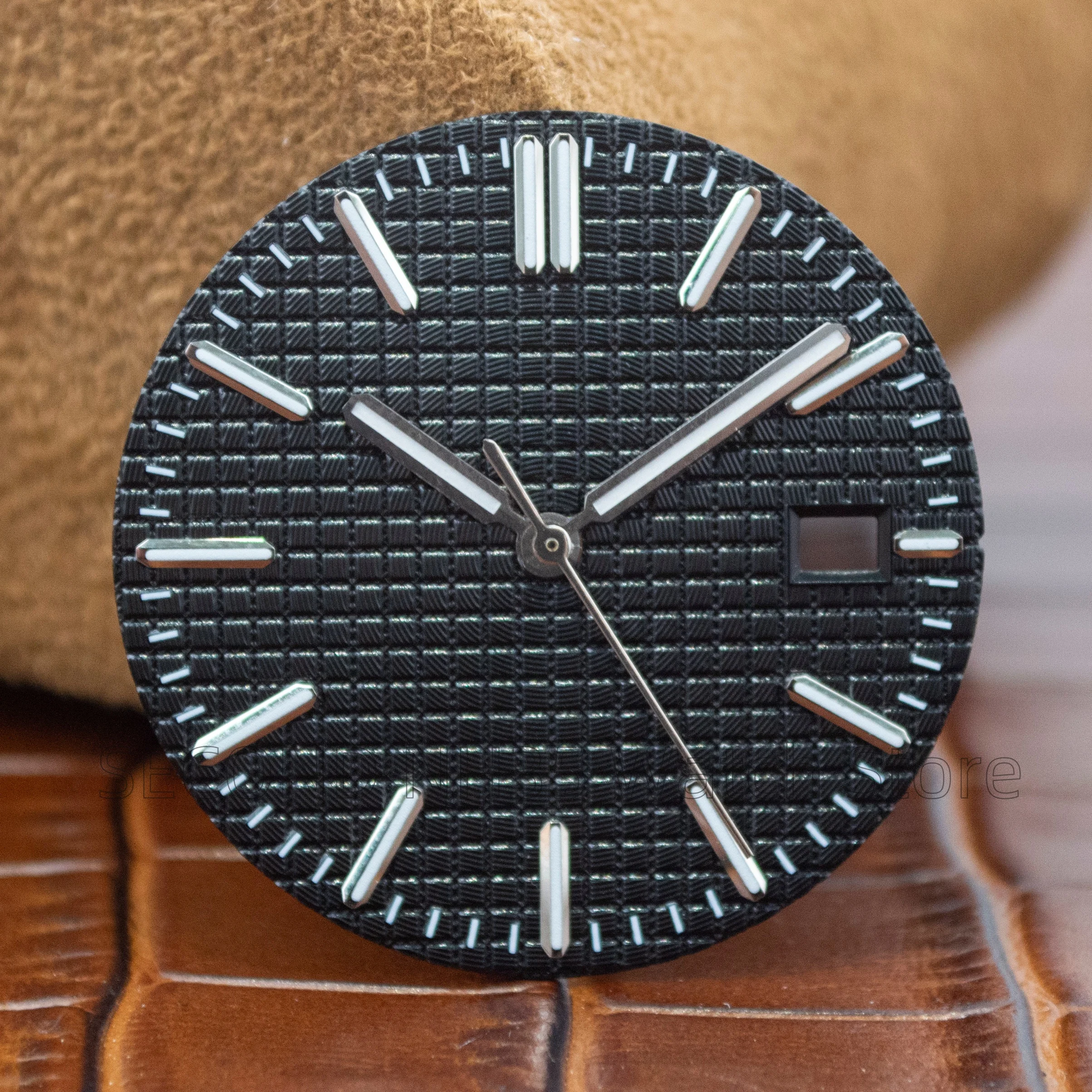 Rose Gold Black PVD Stainless Steel Watch Case with Sapphire Glass - 41mm Waterproof Design