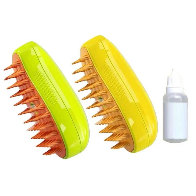 Cepillo de vapor eléctrico para gatos, pulverizador de pelo, cepillo de  vapor para perros, cepillo de masaje para mascotas, cepillo de pelo para  gatos, producto para mascotas - AliExpress