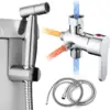 Handheld Bidet Sprayer for Toilet, Bidet Attachment for Warm Water, Hot and Cold Mixing Valve Kit, Hand Sprayer for Wash 1
